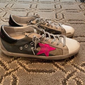 Golden goose camo low top sneaker